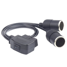Load image into Gallery viewer, Car OBD To Cigarette Lighter Female Seat Driving Recorder Power Cord, 50cm, 60cm