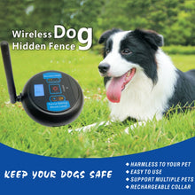 Load image into Gallery viewer, Pet Wireless Trainer Bark Stopper Electronic Fence, Specification:, US Plug, EU Plug, AU Plug, UK Plug