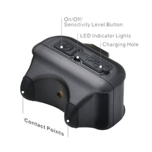 Load image into Gallery viewer, Pet Collar Trainer Rechargeable Automatic Bark Stop, Automatic Bark Stop Black, Automatic Bark Stop Black White Spots
