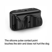Load image into Gallery viewer, Pet Collar Trainer Rechargeable Automatic Bark Stop, Automatic Bark Stop Black, Automatic Bark Stop Black White Spots