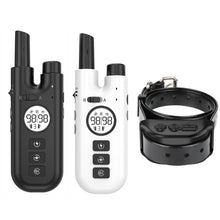 Load image into Gallery viewer, Intelligent Remote Control Dog Trainer Automatic Barking Stop Collar, Collar Black, Collar White