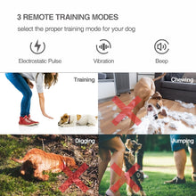 Load image into Gallery viewer, Intelligent Remote Control Dog Trainer Automatic Barking Stop Collar, Collar Black, Collar White