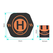 Load image into Gallery viewer, Sunnylife Drone Universal Double Sided Foldable Leather Helipad,Size:55 x 50cm, TJP08