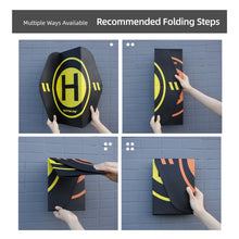 Load image into Gallery viewer, Sunnylife Drone Universal Double Sided Foldable Leather Helipad,Size:55 x 50cm, TJP08