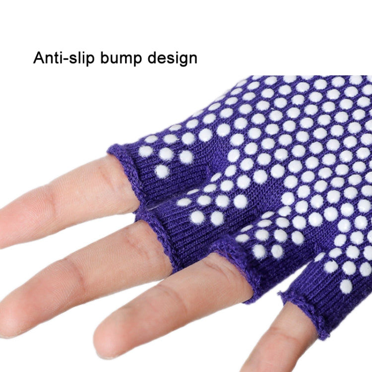 Ladies Non-Slip Fingerless Aerial Yoga Aid Gloves