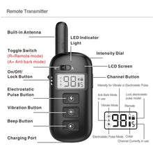 Load image into Gallery viewer, Remote Control Trainer Dog Collar Automatic Bark Stop Device, 1 Drag 1 (Red), 1 Drag 1 (Black), 1 Drag 1 (Orange), 1 Drag 2 (Orange+Red), 1 Drag 3