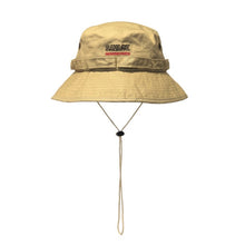 Load image into Gallery viewer, GEGEEN DOMOG Big Brim Bucket Hat Windproof Drawstring Retro Pot Hat, Khaki, Black