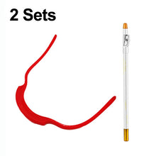 Load image into Gallery viewer, 2 Sets Beard Styling Board Shaving Barber Tools, Style:, Shape Ruler+Pen, Shape Ruler+Pen+Bearded Model, Shape Ruler x 2+Pen+Bearded Model