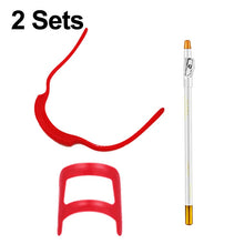 Load image into Gallery viewer, 2 Sets Beard Styling Board Shaving Barber Tools, Style:, Shape Ruler+Pen, Shape Ruler+Pen+Bearded Model, Shape Ruler x 2+Pen+Bearded Model