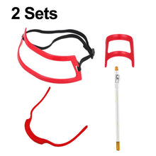 Load image into Gallery viewer, 2 Sets Beard Styling Board Shaving Barber Tools, Style:, Shape Ruler+Pen, Shape Ruler+Pen+Bearded Model, Shape Ruler x 2+Pen+Bearded Model