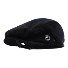 Load image into Gallery viewer, Reverse Letter Beret Corduroy Street Retro Hat, Blue, Black, Grey, Coffee, Deep Gray