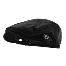 Load image into Gallery viewer, Reverse Letter Beret Corduroy Street Retro Hat, Blue, Black, Grey, Coffee, Deep Gray