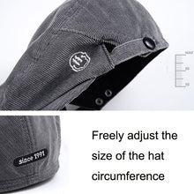 Load image into Gallery viewer, Reverse Letter Beret Corduroy Street Retro Hat, Blue, Black, Grey, Coffee, Deep Gray