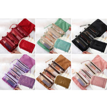 Load image into Gallery viewer, 4 In 1 Women Travel Portable Waterproof Mesh Cosmetic Bag, Red, Green, Black, Violet, Khaki, Cherry Pink