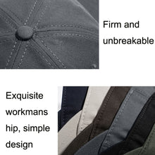 Load image into Gallery viewer, Soft Top Retro All-match Short-brimmed Hat Big Head Peaked Cap, Black, Grey, Navy, Coffee, Army Green, Beige White