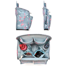 Load image into Gallery viewer, Schoolbag Separation Organizer Storage Bag Computer Backpack Liner Bag, Small Black, Small Pink, Small Light Blue, Small Blue Firebird, Small Gray, Small Pink Stripe, Small Navy Stripe, Small Blue, Small Navy, Large Black, Large Light Blue             ...