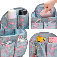 Load image into Gallery viewer, Schoolbag Separation Organizer Storage Bag Computer Backpack Liner Bag, Small Black, Small Pink, Small Light Blue, Small Blue Firebird, Small Gray, Small Pink Stripe, Small Navy Stripe, Small Blue, Small Navy, Large Black, Large Light Blue             ...