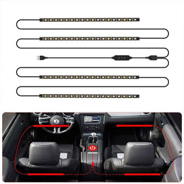 SKS-JZ-10 Symphony Car USB Foot Atmosphere Light, SKS-JZ-10