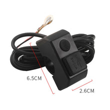Load image into Gallery viewer, Motorcycle Dual USB Mobile Phone Charger 5V 3A Fast Charging, 5V 3A Black