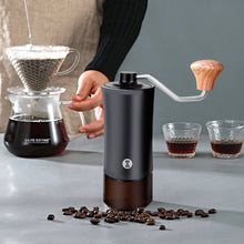 Load image into Gallery viewer, Manual Stainless Steel Core Dual Shaft Hand Crank Coffee Bean Grinder, Manual Stainless Steel