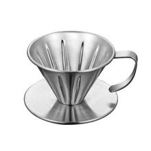 Load image into Gallery viewer, Double-layer Stainless Steel Pour-over Coffee Filter, Size:, Small, Large