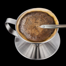 Load image into Gallery viewer, Double-layer Stainless Steel Pour-over Coffee Filter, Size:, Small, Large