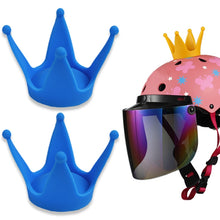 Load image into Gallery viewer, 2PCS Motorcycle Crown Sucker Helmet Decoration, Yellow, Light Pink, Gray, Blue, Peach Red