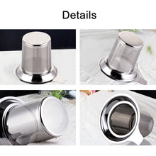 Load image into Gallery viewer, 304 Stainless Steel Teapot Flat Bottom High Density Strainer With Handle, 304 Stainless Steel Teapot