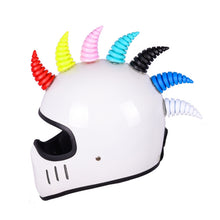 Load image into Gallery viewer, 2PCS Motorcycle Horn Sucker Helmet Decoration, Red, Black, Pink, Light Blue, Blue, White, Green