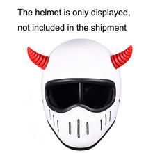 Load image into Gallery viewer, 2PCS Motorcycle Horn Sucker Helmet Decoration, Red, Black, Pink, Light Blue, Blue, White, Green