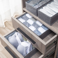 Load image into Gallery viewer, Foldable Drawer Clothes Storage Box, Spec:, 24 Grids (Gray), 24 Grids (Linen), 24 Grids (Red), 24 Grids (Green), 7 Grids (Gray), 7 Grids (Linen), 7 Grids (Red), 7 Grids (Green), 8 Grids (Gray), 8 Grids (Linen), 8 Grids (Red), 8 Grids (Green)           ...