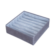 Load image into Gallery viewer, Foldable Drawer Clothes Storage Box, Spec:, 24 Grids (Gray), 24 Grids (Linen), 24 Grids (Red), 24 Grids (Green), 7 Grids (Gray), 7 Grids (Linen), 7 Grids (Red), 7 Grids (Green), 8 Grids (Gray), 8 Grids (Linen), 8 Grids (Red), 8 Grids (Green)           ...