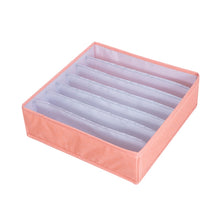 Load image into Gallery viewer, Foldable Drawer Clothes Storage Box, Spec:, 24 Grids (Gray), 24 Grids (Linen), 24 Grids (Red), 24 Grids (Green), 7 Grids (Gray), 7 Grids (Linen), 7 Grids (Red), 7 Grids (Green), 8 Grids (Gray), 8 Grids (Linen), 8 Grids (Red), 8 Grids (Green)           ...