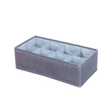 Load image into Gallery viewer, Foldable Drawer Clothes Storage Box, Spec:, 24 Grids (Gray), 24 Grids (Linen), 24 Grids (Red), 24 Grids (Green), 7 Grids (Gray), 7 Grids (Linen), 7 Grids (Red), 7 Grids (Green), 8 Grids (Gray), 8 Grids (Linen), 8 Grids (Red), 8 Grids (Green)           ...