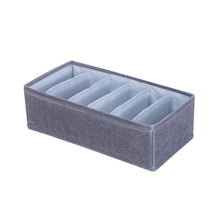 Load image into Gallery viewer, Foldable Drawer Clothes Storage Box, Spec:, 24 Grids (Gray), 24 Grids (Linen), 24 Grids (Red), 24 Grids (Green), 7 Grids (Gray), 7 Grids (Linen), 7 Grids (Red), 7 Grids (Green), 8 Grids (Gray), 8 Grids (Linen), 8 Grids (Red), 8 Grids (Green)           ...