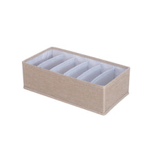 Load image into Gallery viewer, Foldable Drawer Clothes Storage Box, Spec:, 24 Grids (Gray), 24 Grids (Linen), 24 Grids (Red), 24 Grids (Green), 7 Grids (Gray), 7 Grids (Linen), 7 Grids (Red), 7 Grids (Green), 8 Grids (Gray), 8 Grids (Linen), 8 Grids (Red), 8 Grids (Green)           ...