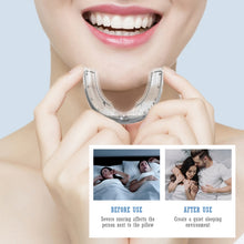 Load image into Gallery viewer, Sleeping Anti Snoring Mouth Guard Braces For Sleep Better Breath, White, Black