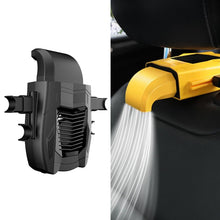 Load image into Gallery viewer, F415 Car Multifunctional Seat Back USB Fan, Black, Yellow