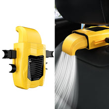 Load image into Gallery viewer, F415 Car Multifunctional Seat Back USB Fan, Black, Yellow