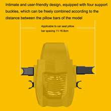 Load image into Gallery viewer, F415 Car Multifunctional Seat Back USB Fan, Black, Yellow