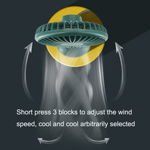 Load image into Gallery viewer, F502 Mini Hose Small Fan Car USB Fan, Green, Black