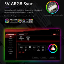 Load image into Gallery viewer, ARGB Chassis Light Bar Computer Decorative Silicone LED Lamp Strip, Y360 Round