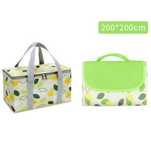 Load image into Gallery viewer, JY2209 Camping Moistureproof Portable Picnic Basket Set, Spec:, Red White, Yellow White, Leaves, Red White+150x100cm, Yellow White+150x100cm, Leaves+150x100cm, Red White+150x200cm, Yellow White+150x200cm, Leaves+150x200cm, Red White+200x200cm          ...