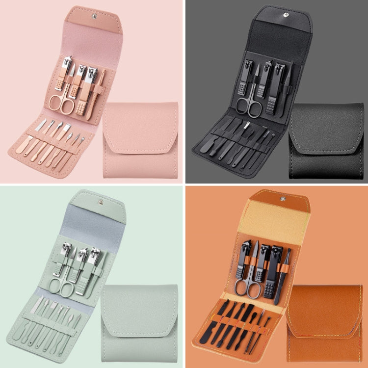 Nail Art Tool Set Nail Clippers Dead Skin Scissors Manicure Tool, 12 In 1 Matcha Green, 12 In 1 Coffee, 12 In 1 Black, 12 In 1 Pink, 12 In 1 Green+Silver Accessories, 16 In 1 Green, 16 In 1 Matcha Green, 16 In 1 Pink, 16 In 1 Coffee, 16 In 1 Blue      ...