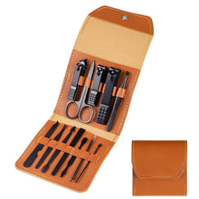 Load image into Gallery viewer, Nail Art Tool Set Nail Clippers Dead Skin Scissors Manicure Tool, 12 In 1 Matcha Green, 12 In 1 Coffee, 12 In 1 Black, 12 In 1 Pink, 12 In 1 Green+Silver Accessories, 16 In 1 Green, 16 In 1 Matcha Green, 16 In 1 Pink, 16 In 1 Coffee, 16 In 1 Blue      ...