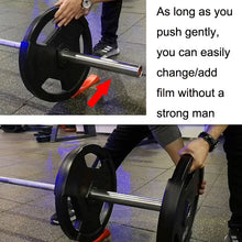 Load image into Gallery viewer, Portable Non-slip Barbell Silicone Protective Gasket Change Film Barbell Plate Protector