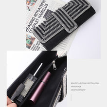 Load image into Gallery viewer, Ladies Evening Bag Shoulder Bag Hand Messenger Bag, Silver, Black