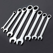 Load image into Gallery viewer, Combination Ratchet Wrench with Flexible Head Dual-purpose Ratchet Tool, 6mm, 7mm, 9mm, 11mm, 24mm, 16mm, 18mm, 20mm, 21mm, 22mm, 23mm