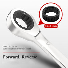 Load image into Gallery viewer, Combination Ratchet Wrench with Flexible Head Dual-purpose Ratchet Tool, 6mm, 7mm, 9mm, 11mm, 24mm, 16mm, 18mm, 20mm, 21mm, 22mm, 23mm