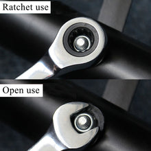 Load image into Gallery viewer, Combination Ratchet Wrench with Flexible Head Dual-purpose Ratchet Tool, 6mm, 7mm, 9mm, 11mm, 24mm, 16mm, 18mm, 20mm, 21mm, 22mm, 23mm